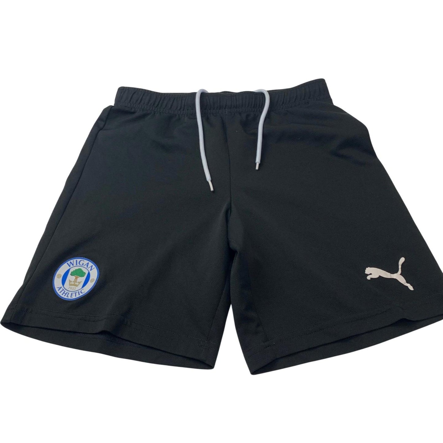 PUMA Wigan Athletic Football Shorts Black DryCell Mens Small