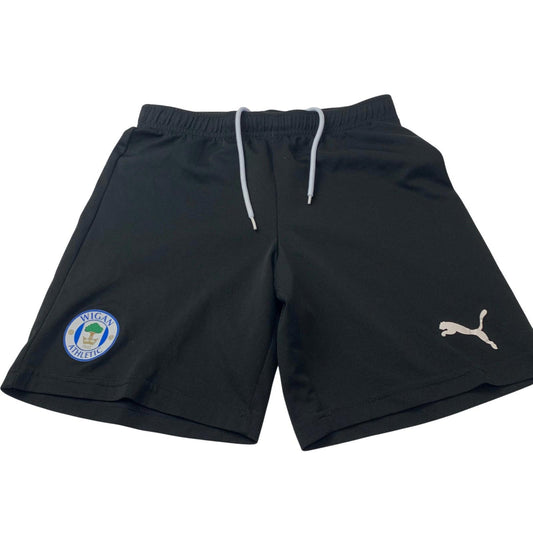 PUMA Wigan Athletic Football Shorts Black DryCell Mens Small