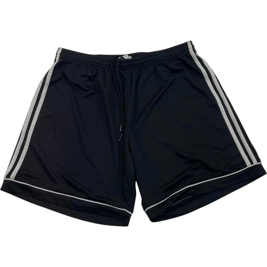 ADIDAS AeroReady Activewear Shorts Black Striped Athletic Men XL