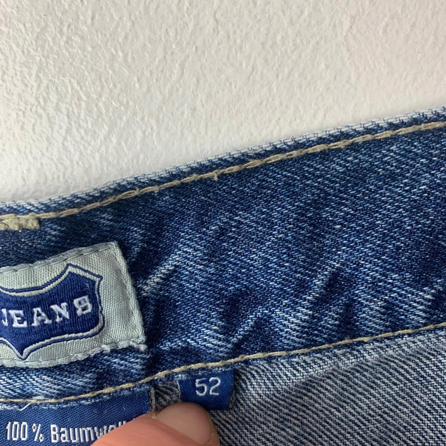 Top Jeans Denim Shorts Casual Blue Mens W34 / L