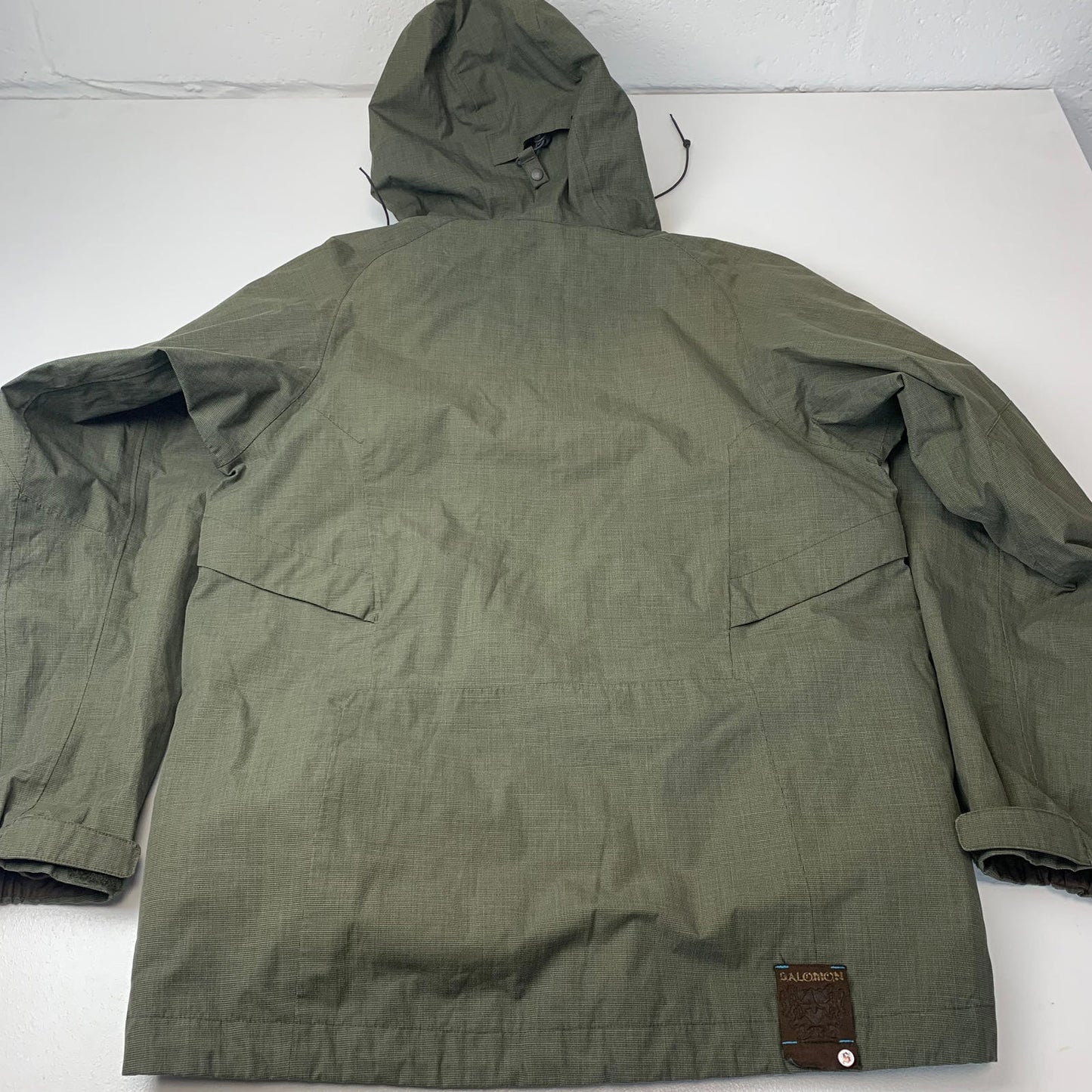 Mens SALOMON Clima Pro Ski Jacket / Khaki Green / Small