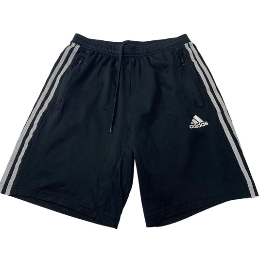 ADIDAS Primeblue Aeroready Athletic Shorts Black Striped Mens Medium M