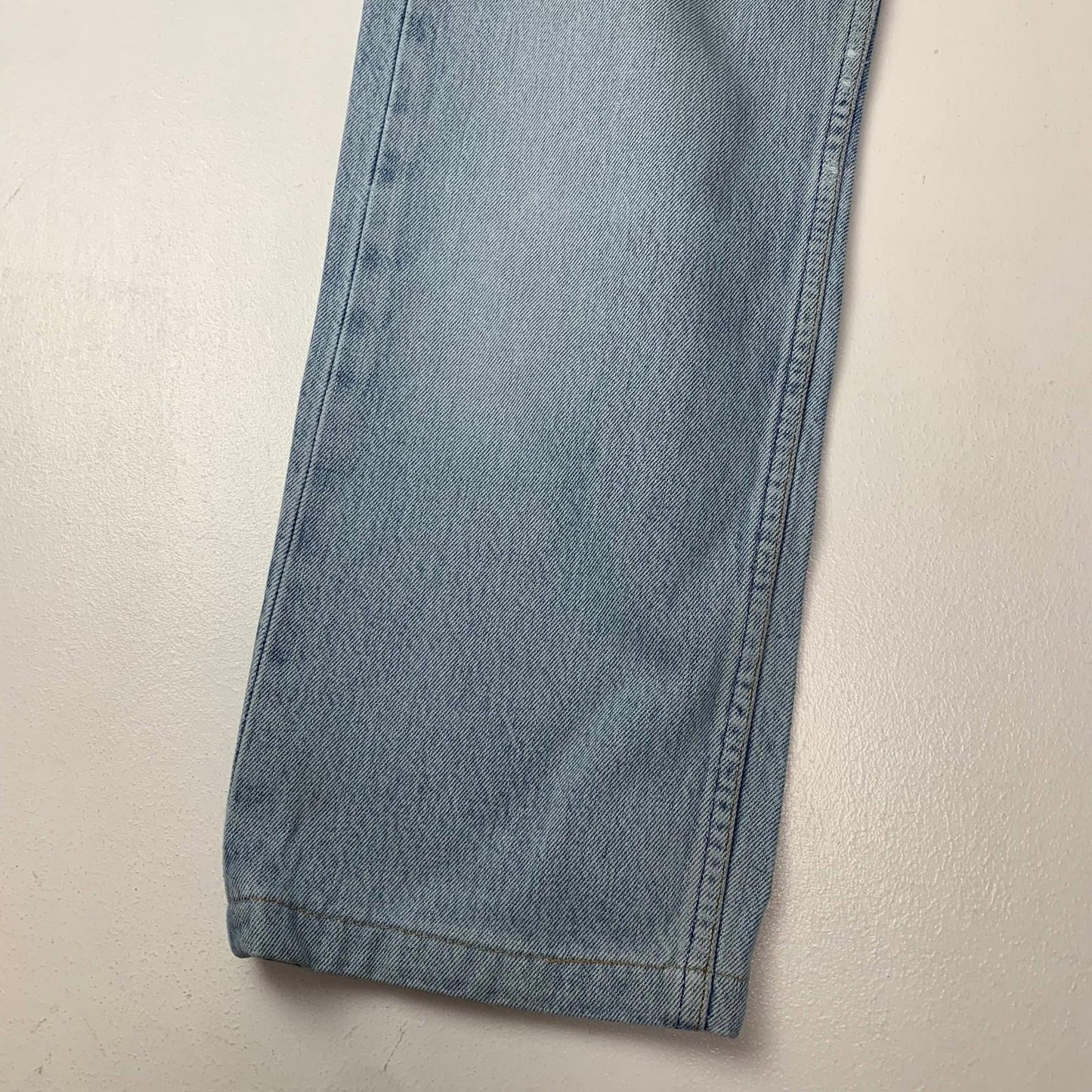 Levi's 550 Vintage Straight Leg Light Blue Jeans Mens 30 X 28