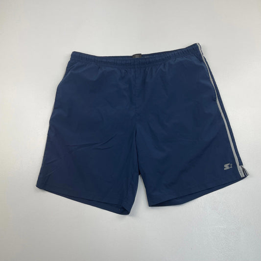 Men’s STARTER Blue Athletic Sport Shorts , Size W40