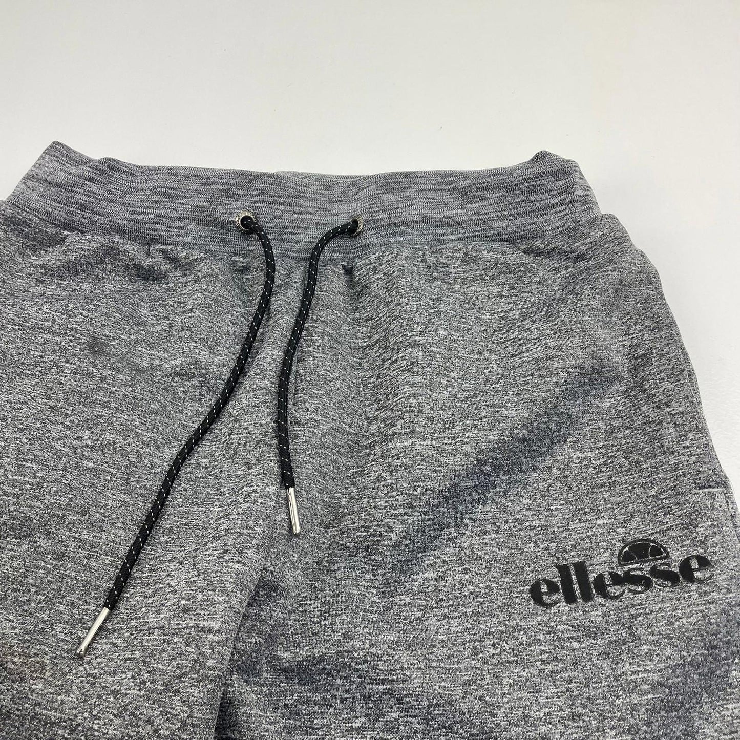Ellesse Jogger Sweatpants Activewear Heathered Grey Mens Small