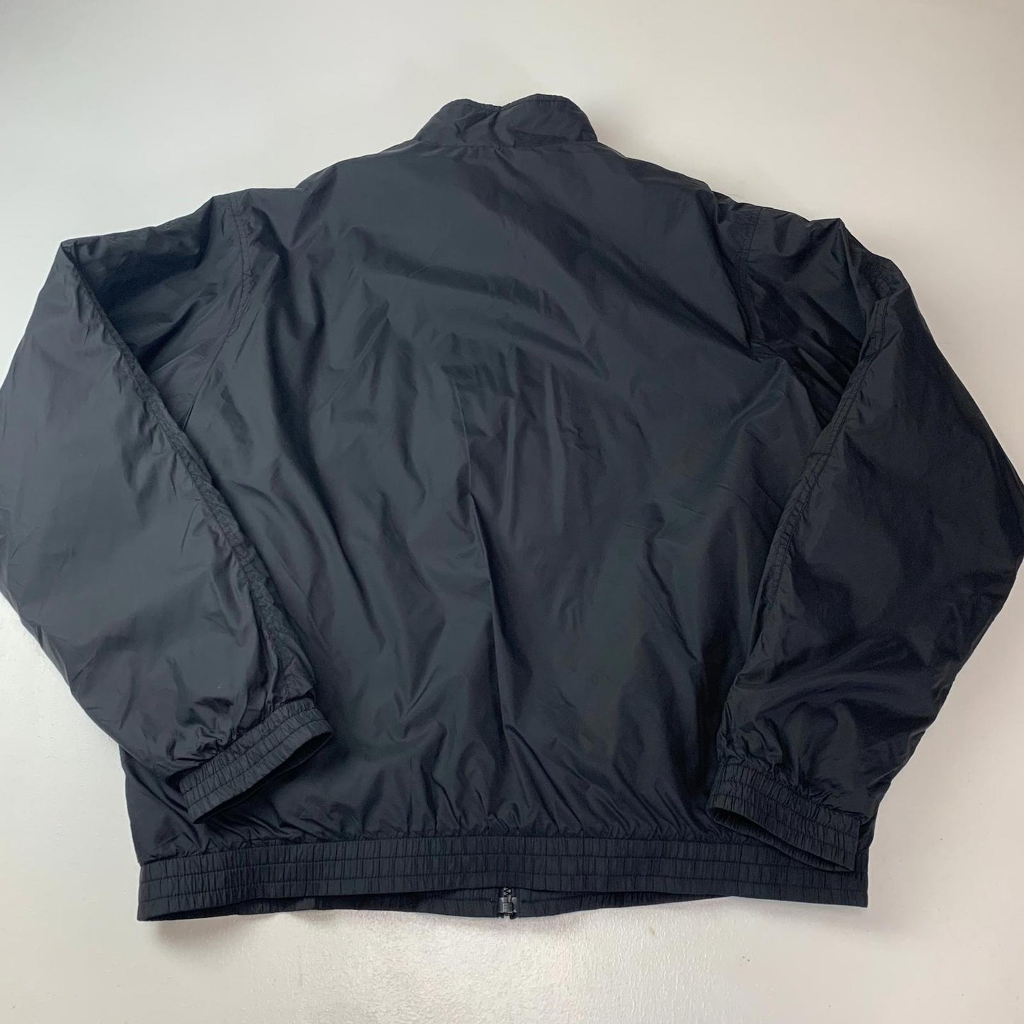 Lacoste Windbreaker Classic Lightweight Bomber Jacket Black Mens Label 56/L
