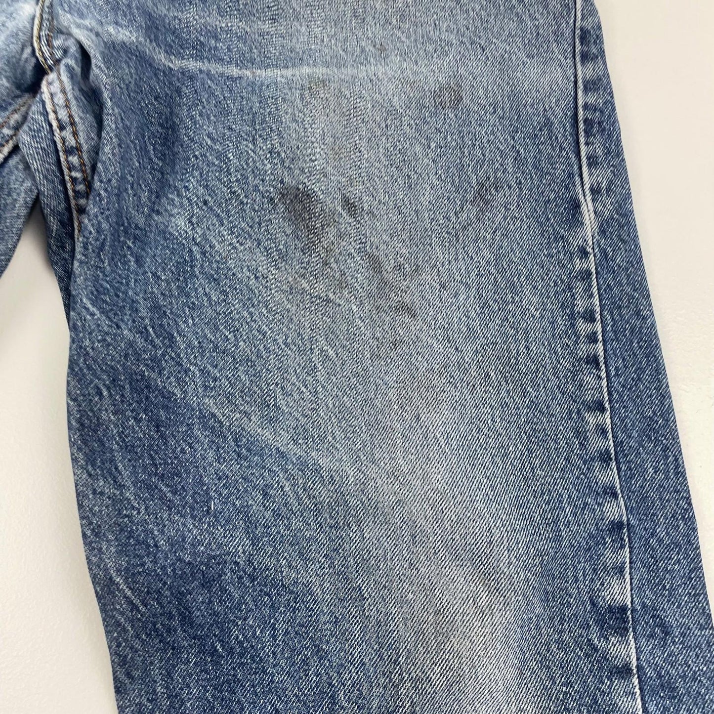 Levi's 505 Jeans Regular Fit Straight Leg Blue Denim Mens W38 L34