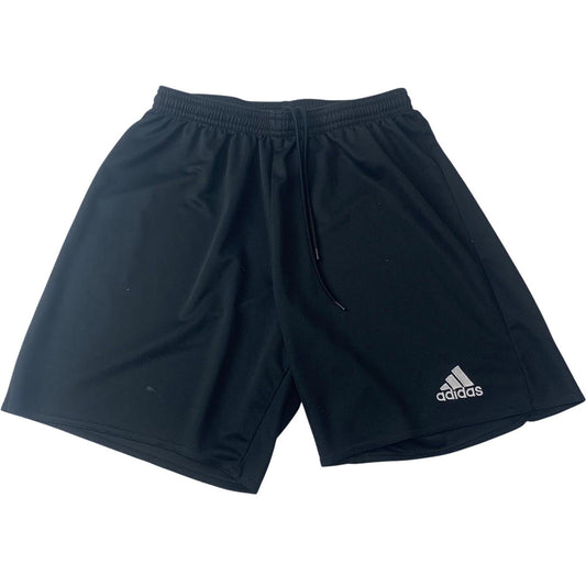 Adidas Men's Climalite Black Athletic Shorts Drawstring Logo UK M