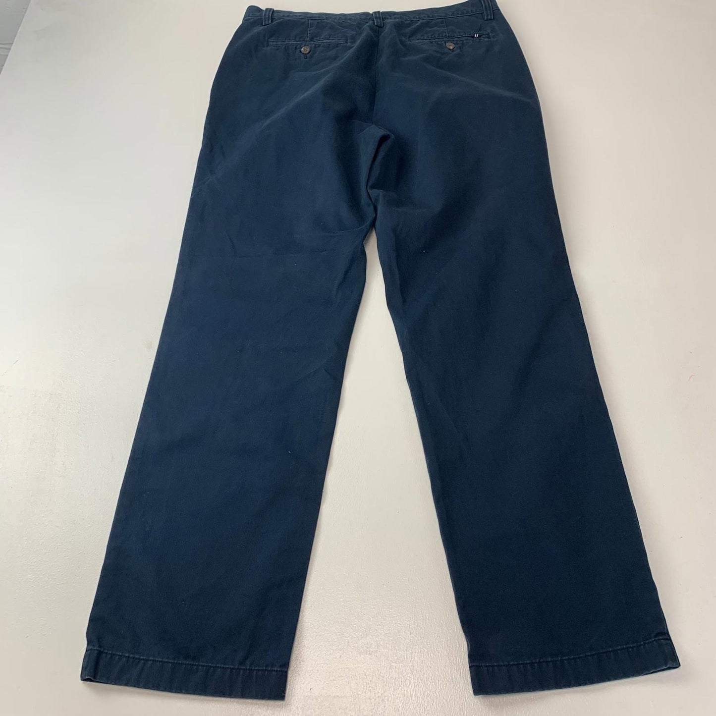Nautica The Deck Pant Classic Chino Navy Blue Mens W34 L32