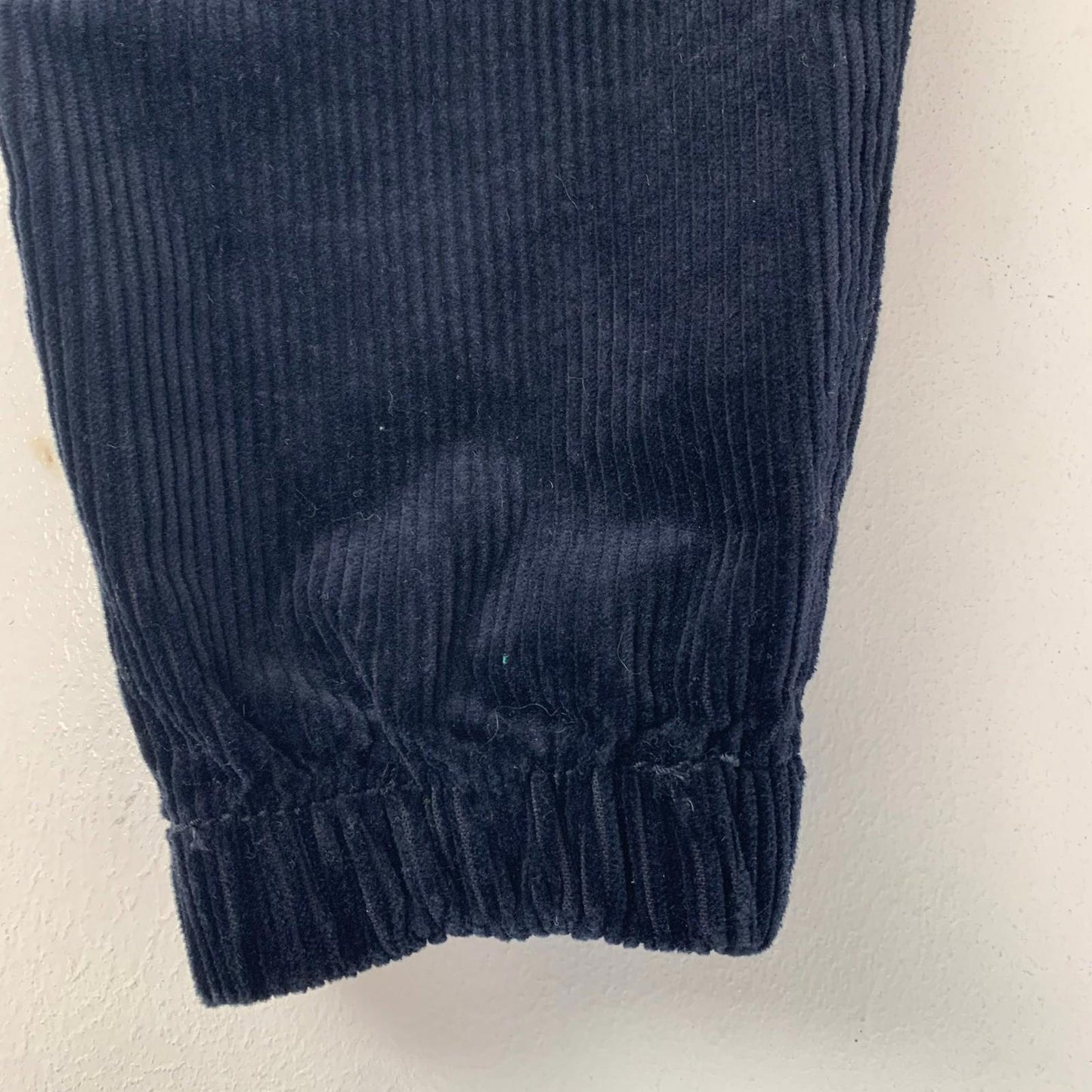 American Eagle Jogger Trousers Corduroy Elasticated Waistband Navy Mens XS