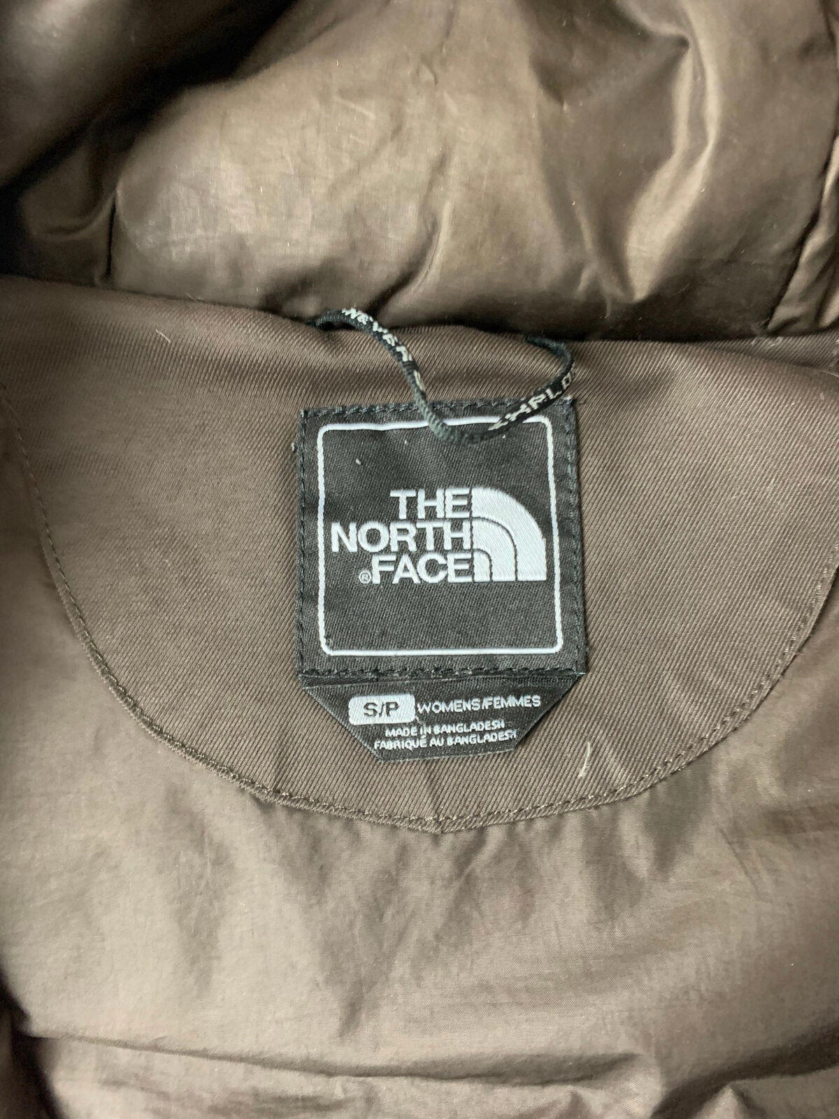 Women’s THE NORTH FACE Hyvent Padded Winter Coat / Brown / Small / Long Jacket