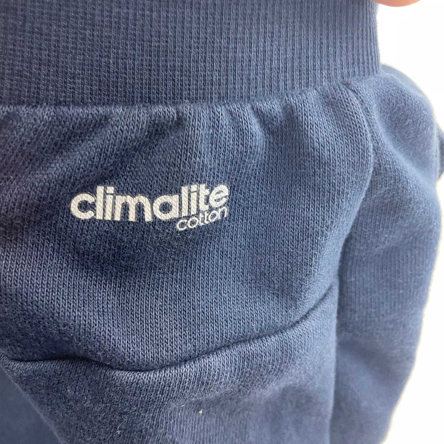 Adidas Climalite Logo Shorts Blue Casual Athletic Mens Size S