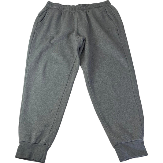 Puma Track Pants Jogger Style Grey Elastic Waist Mens XL