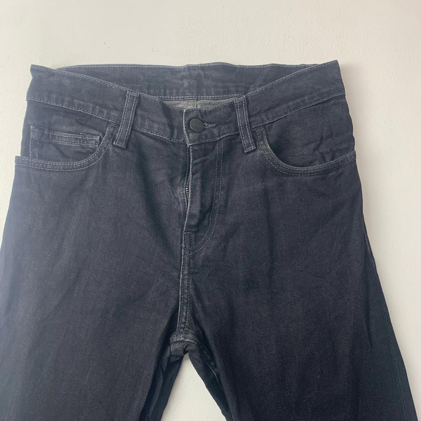 Carhartt Sonic Pant Wide-Leg Denim Black Womens 26 x 32