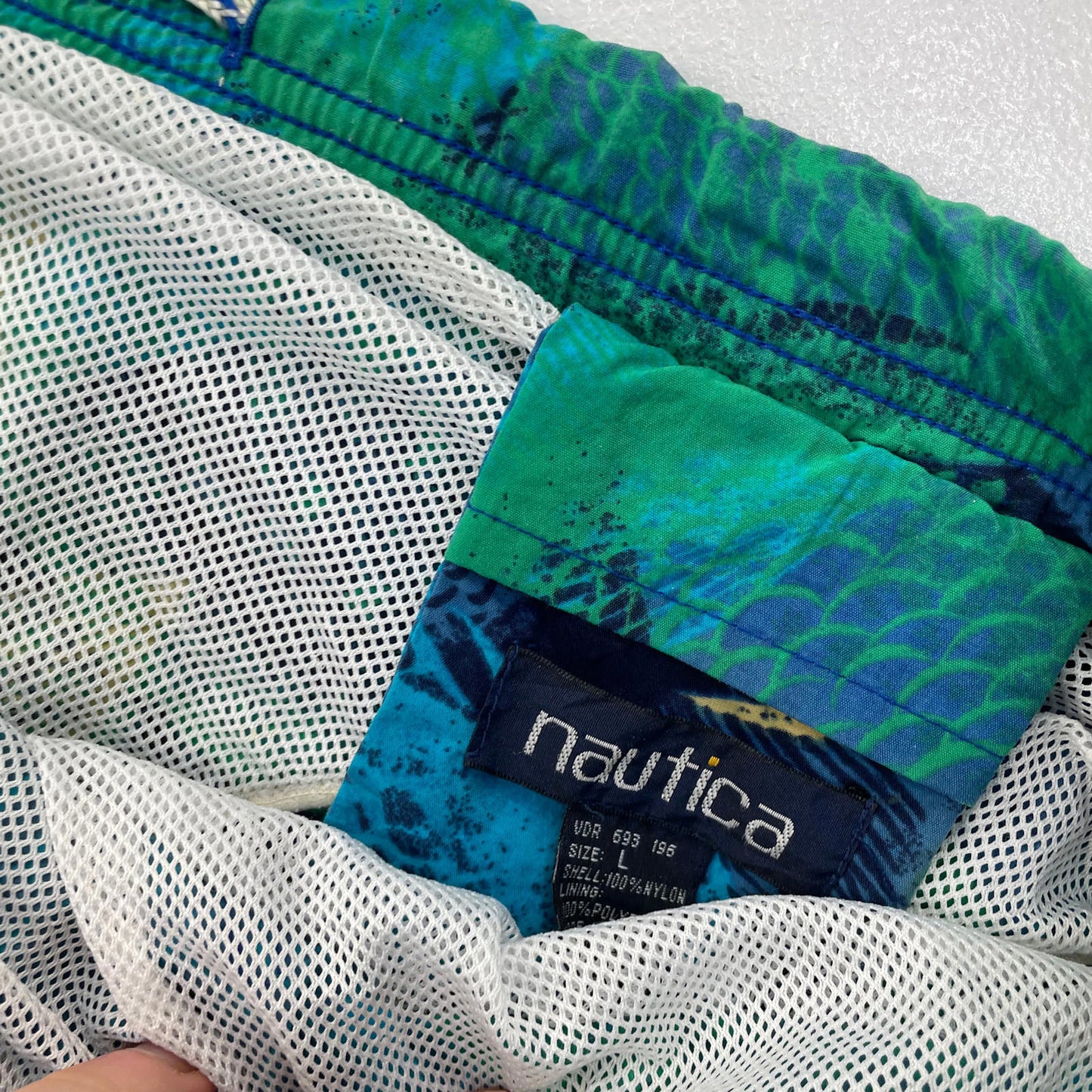 Men’s NAUTICA Multicoloured Swimming Shorts , Size W40