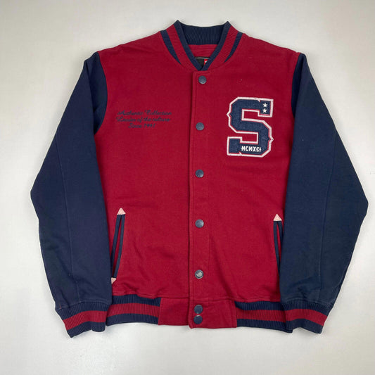 SOUTHPOLE Red & Blue Varsity Style Jacket , Size Large