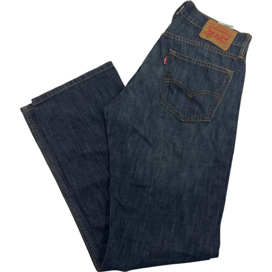 LEVI'S 514 Slim Straight Jeans Mid Wash Denim Classic Style Blue Mens W32 L32