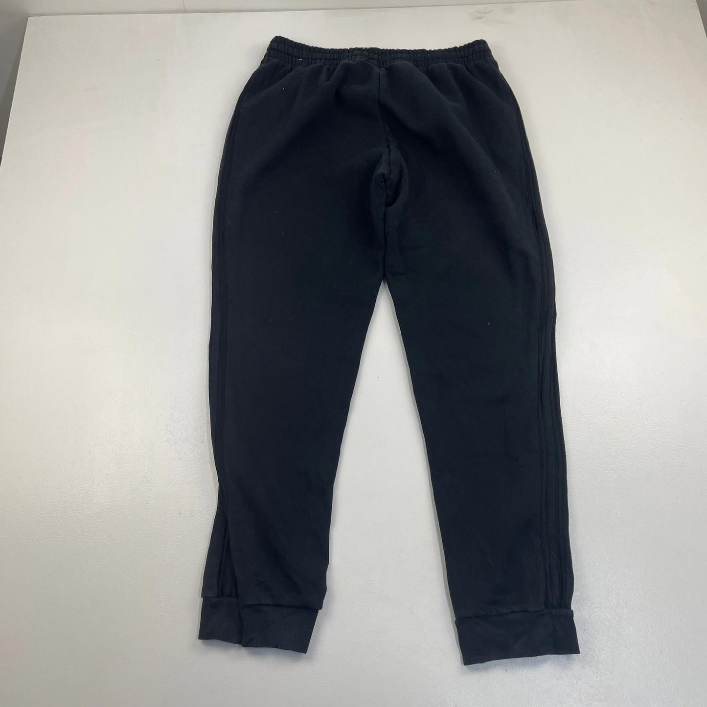 Adidas Jogger Sweatpants Elastic Waist Black Mens Large