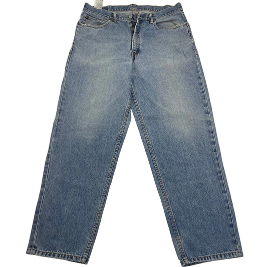 LEVI'S 560 Comfort Fit Jeans Distressed Vintage Blue Denim Mens W36 L32