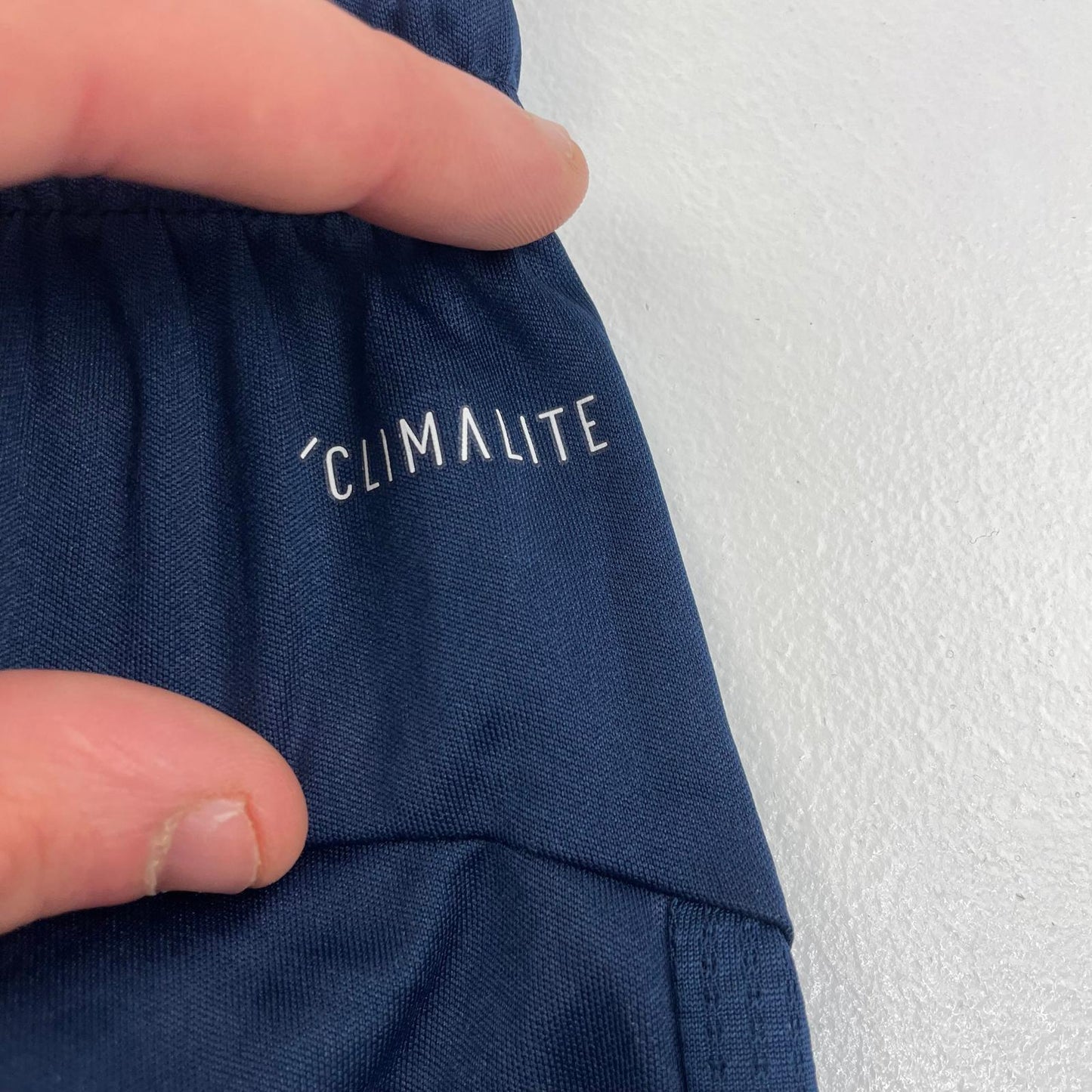 ADIDAS Climalite Shorts Athletic Moisture-Wicking Navy Mens Medium