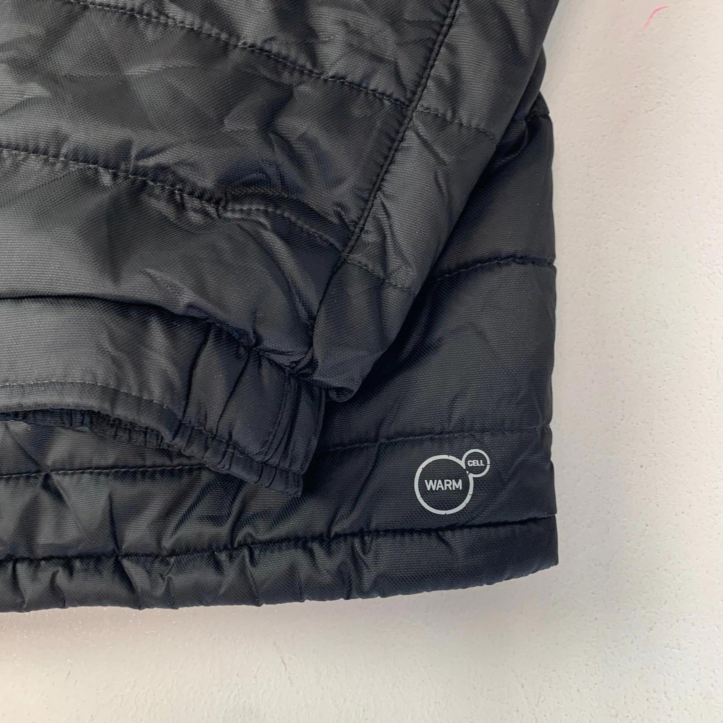 Puma Jacket Fleece Lined Warm Cell Black Zip Pockets Mens L