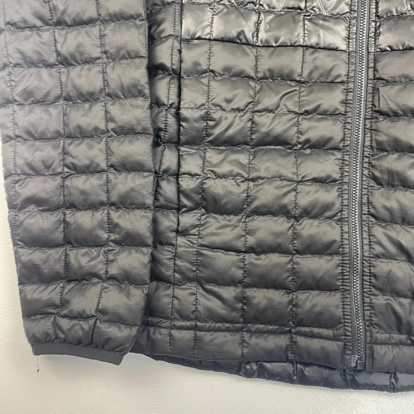 THE NORTH FACE Hooded Puffer Jacket Insulated Quilted Black Womens S