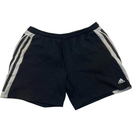 Adidas Athletic Activewear Shorts Black Striped Men's XL UK