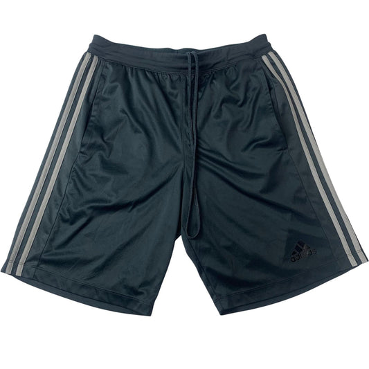 ADIDAS Climalite Athletic Shorts Drawstring Black Men Medium