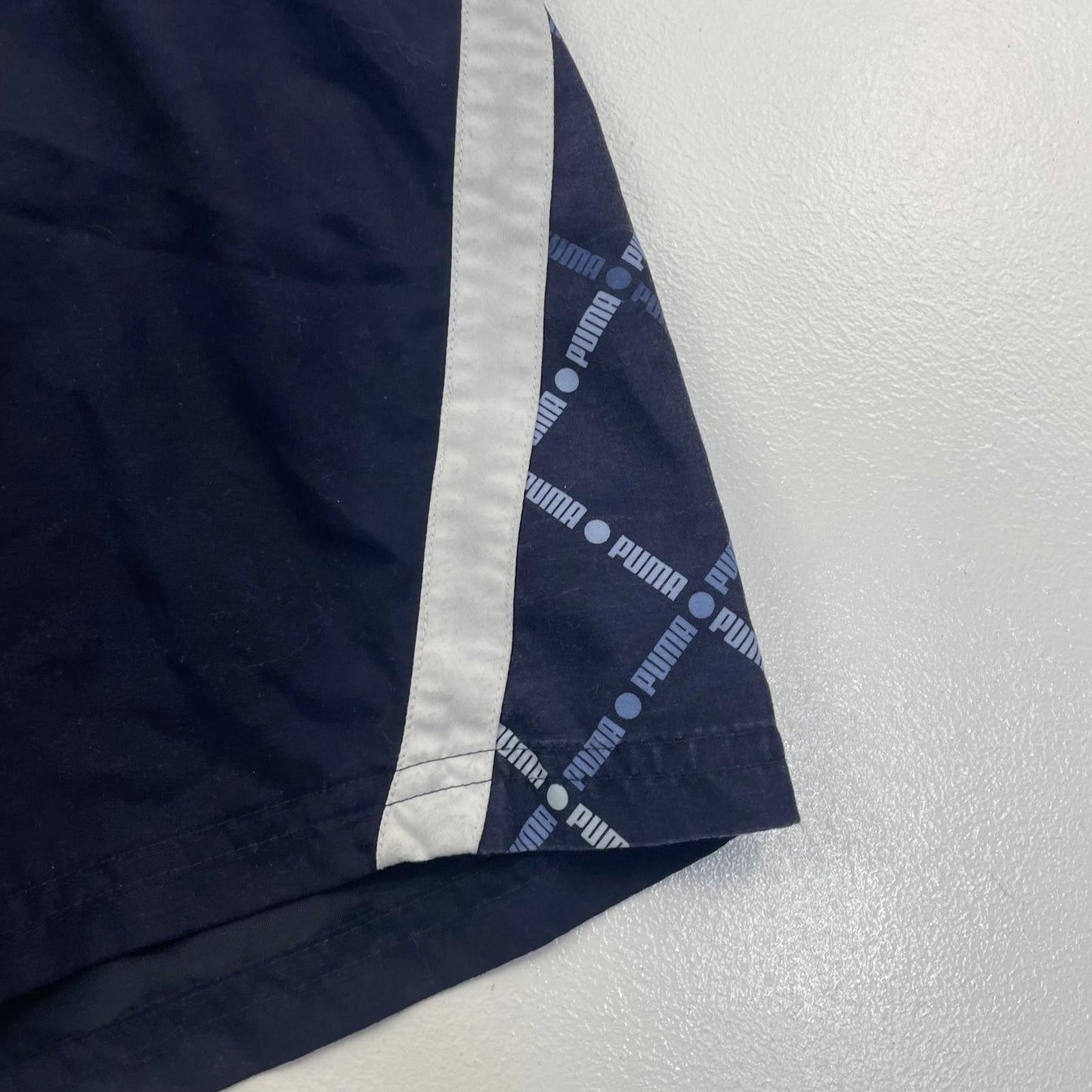 Puma Activewear Shorts Athletic Mesh Drawstring Blue Mens M