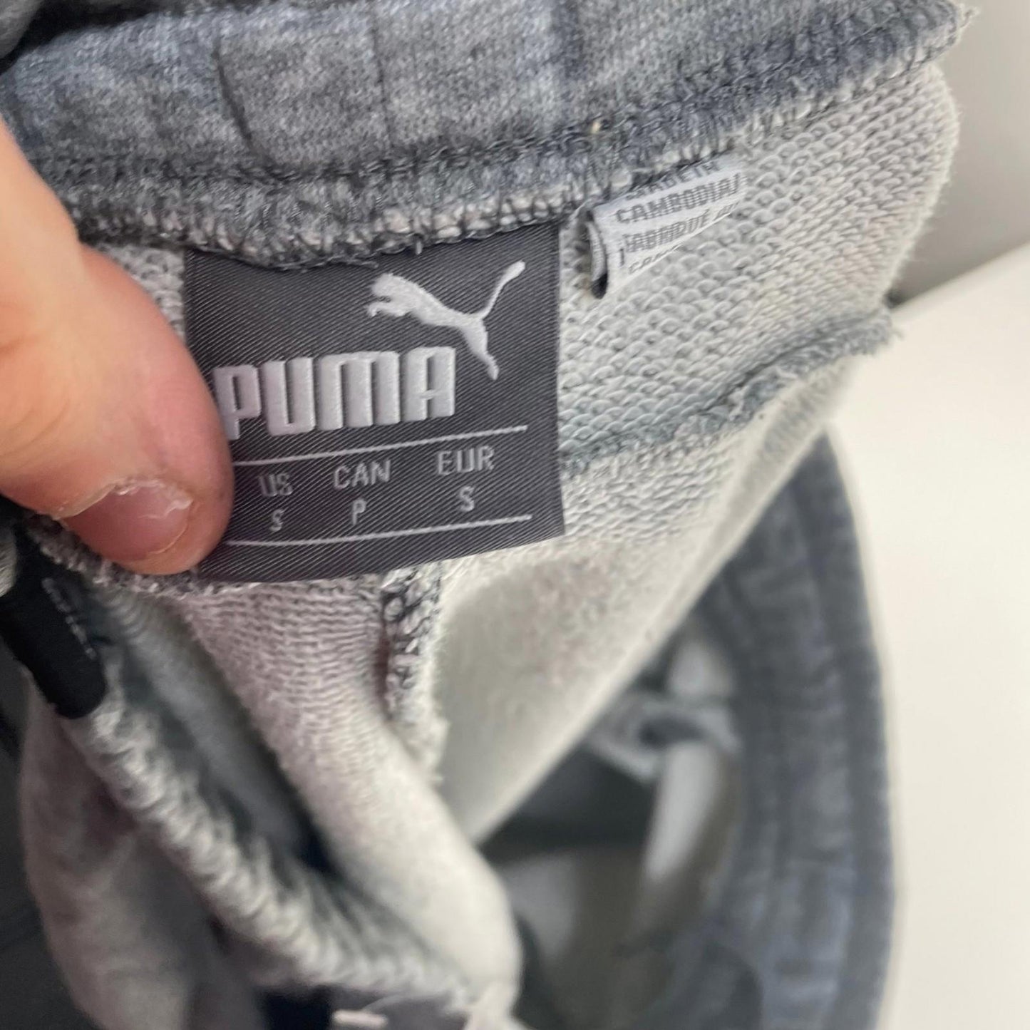 Puma Jogger Sweatpants Athletic Casual Grey Mens S