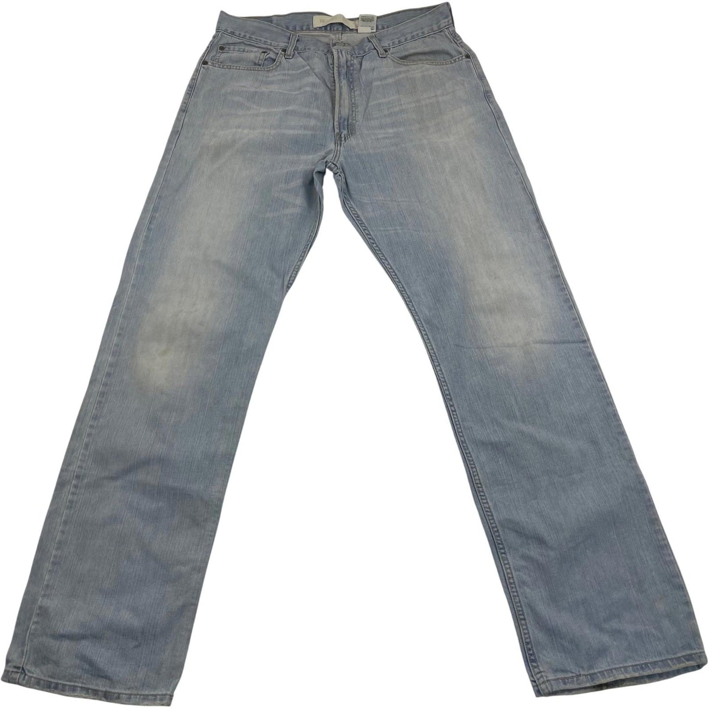 LEVI'S Vintage 505 Jeans Straight Leg Light Wash Blue Denim Mens W36 L34