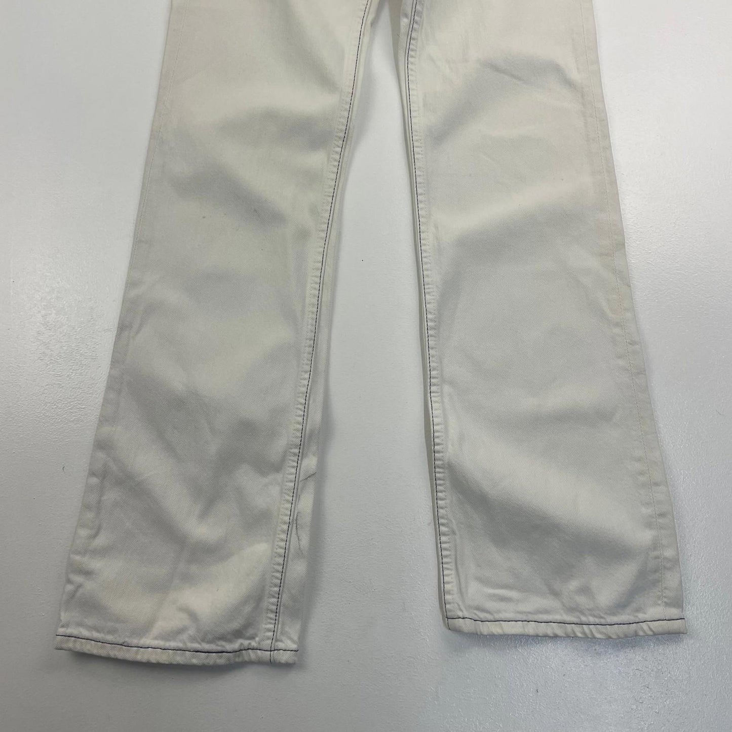 Levi's Eve Square-Cut Straight White Jeans Women UK 6 Long