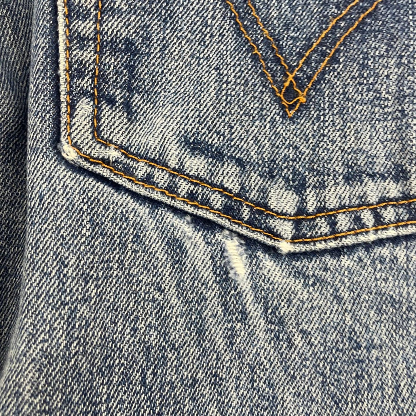 LEVI STRAUSS Straight Leg Denim Blue Jeans Vintage Style Mens W34 L32