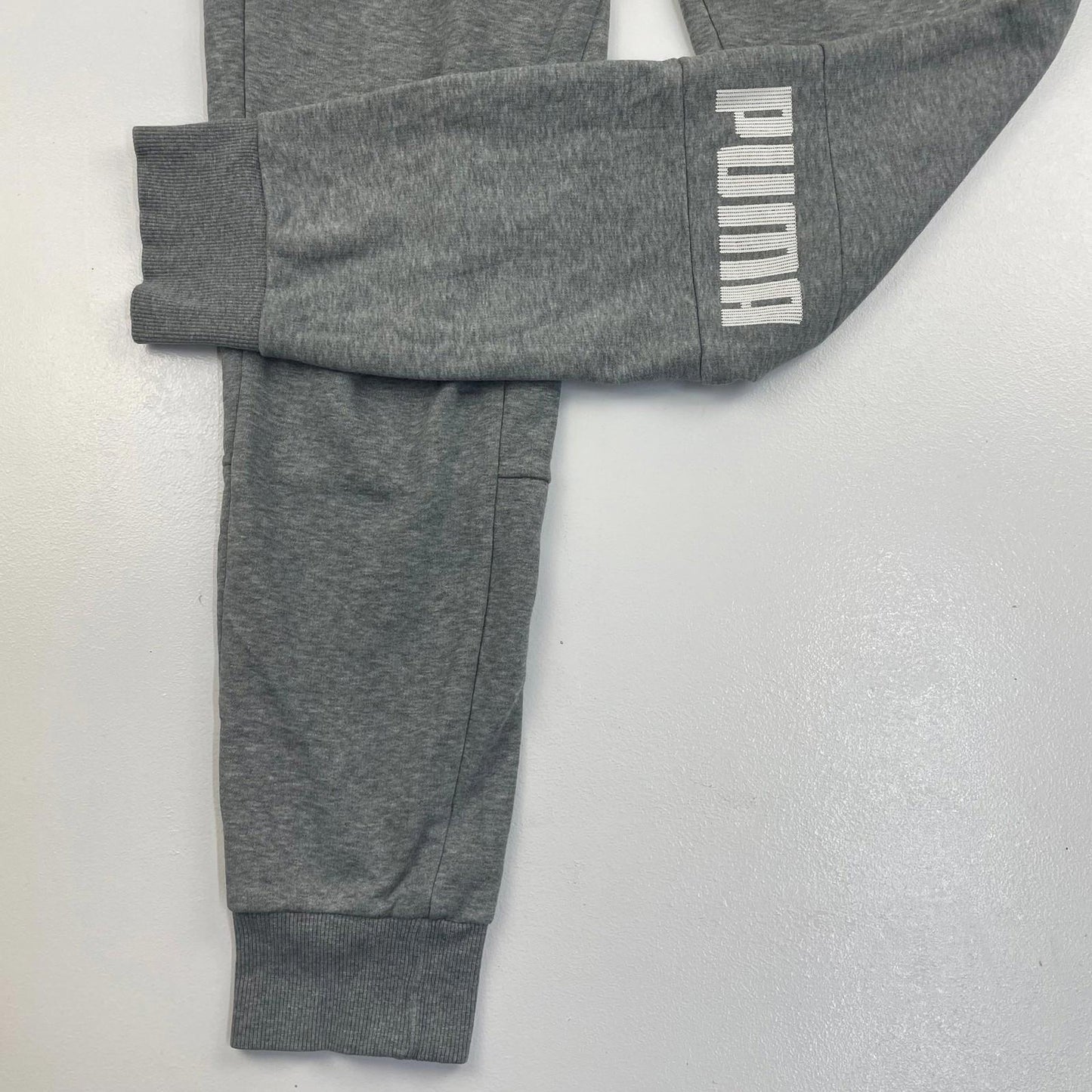 Puma Jogger Sweatpants Athletic Casual Grey Mens S