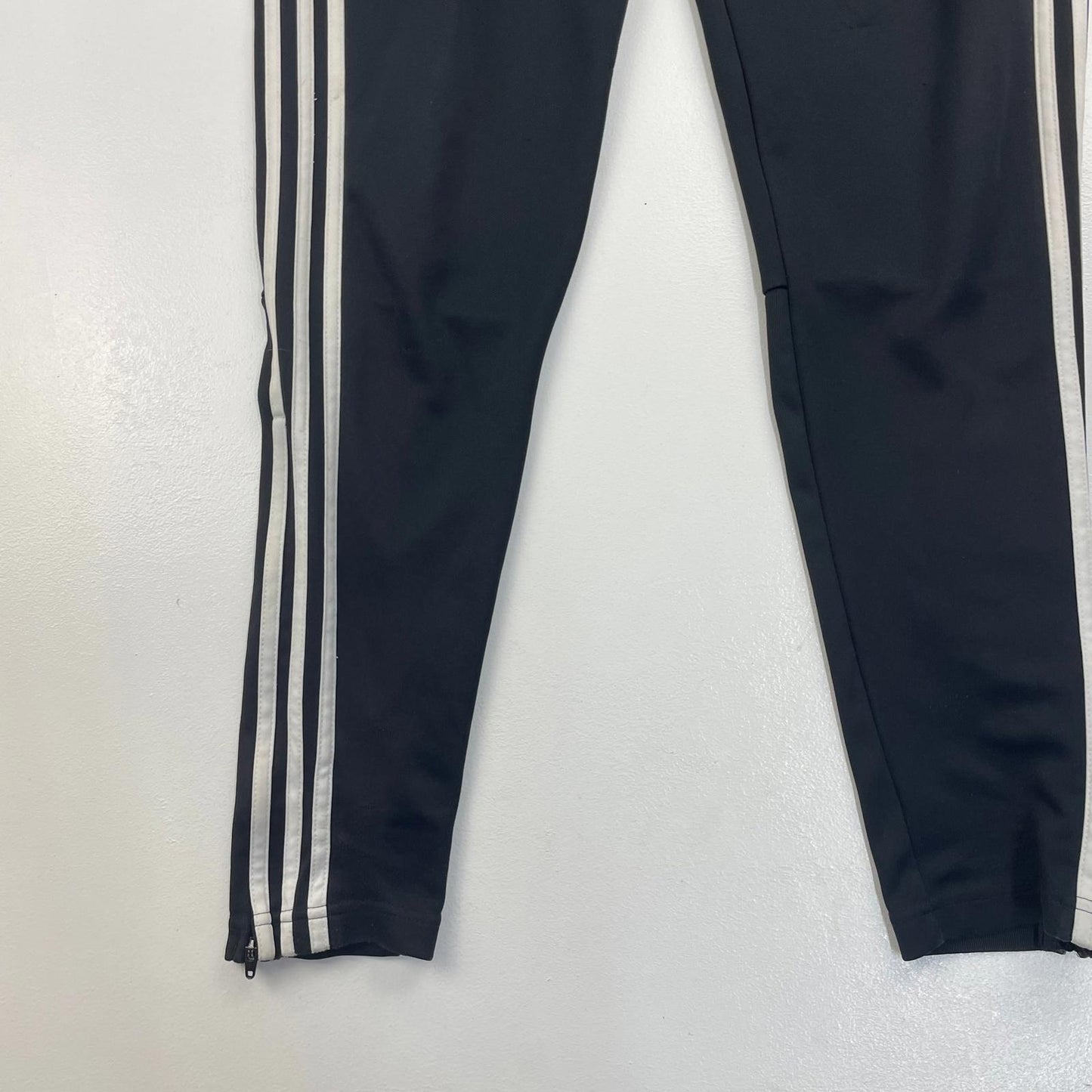 Adidas Track Pants Joggers Classic Black Stripes Mens Small