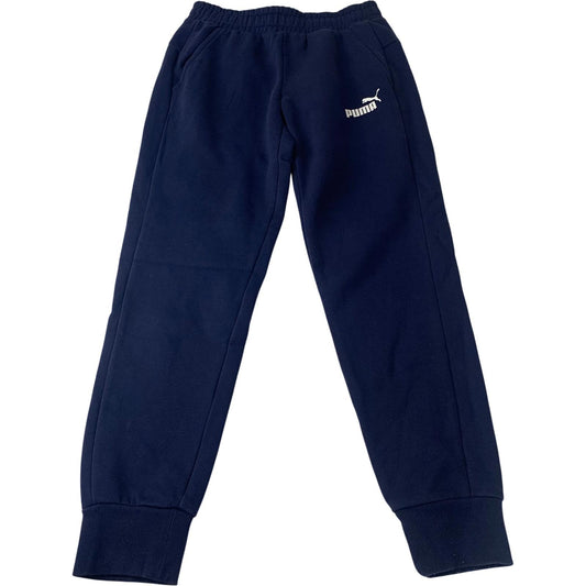 PUMA Sweatpants Jogger Style Elastic Waist Blue Men's Small