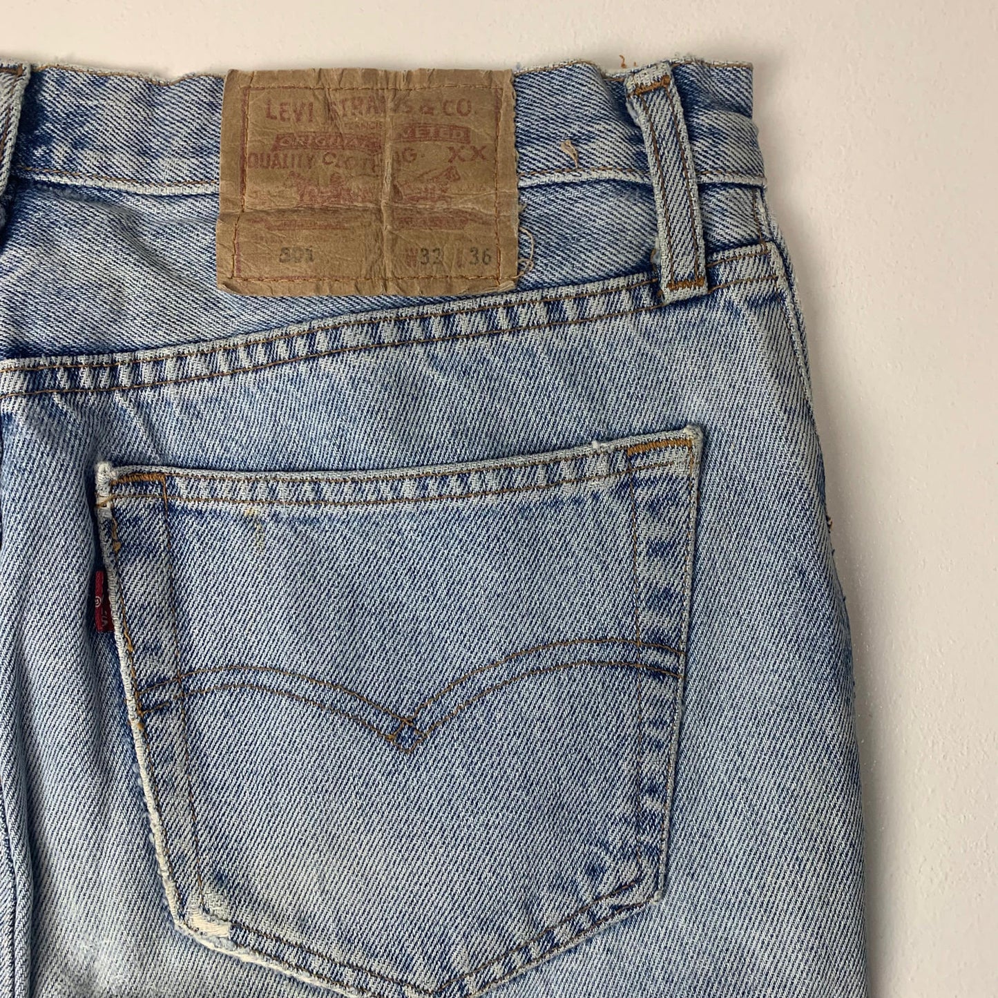 Women’s Remade Levis Skirt / Blue / W30”