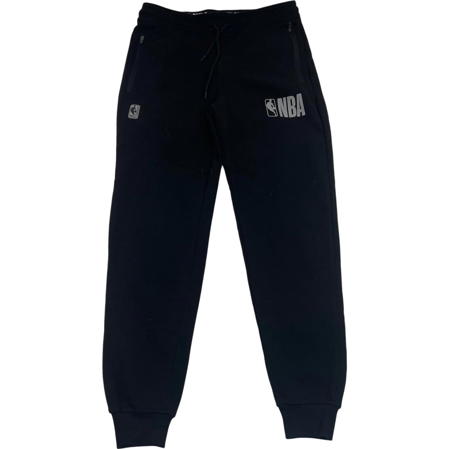 NBA Sweatpants Jogger Cuffed Black Mens Small