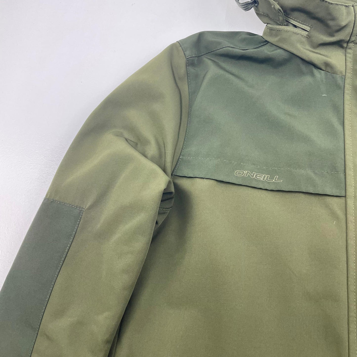 Women’s O’neill Green Long Hyperdry Water Repellent Jacket , Size Small