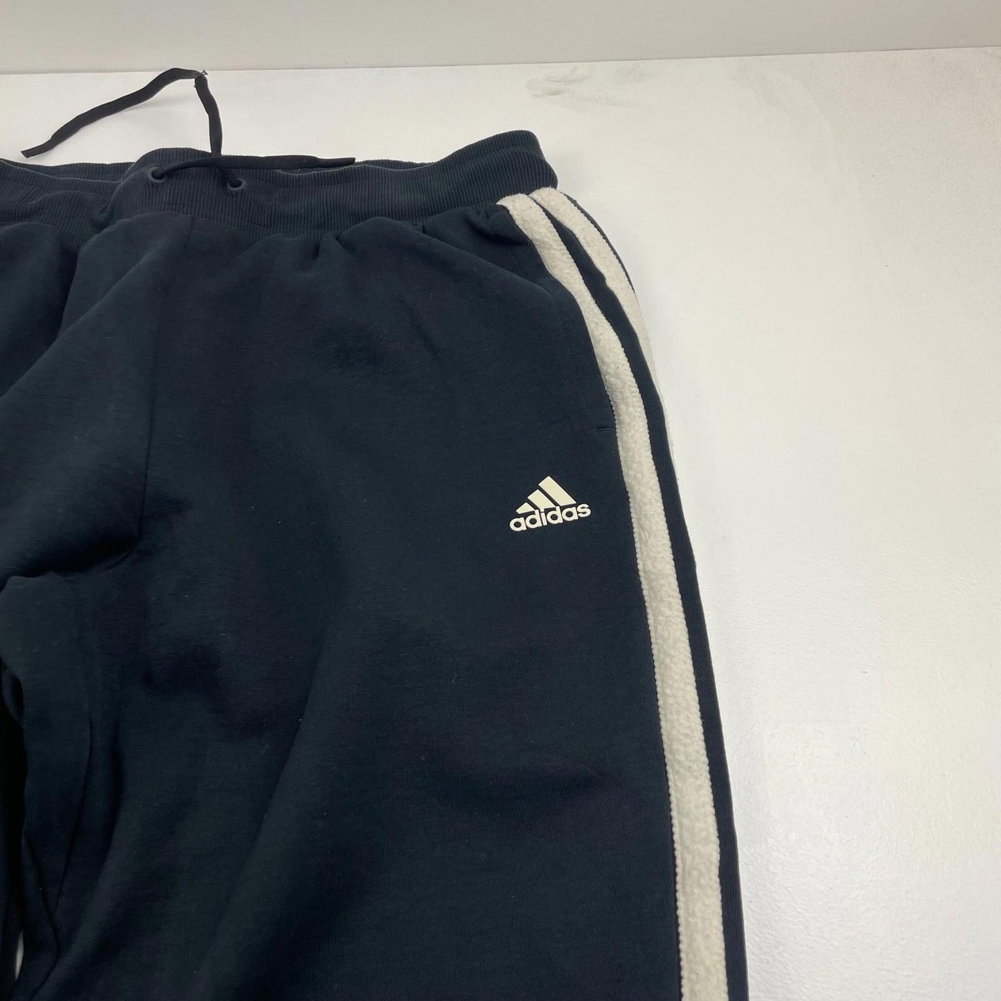 Adidas Track Pants Striped Jogger Black Mens XL