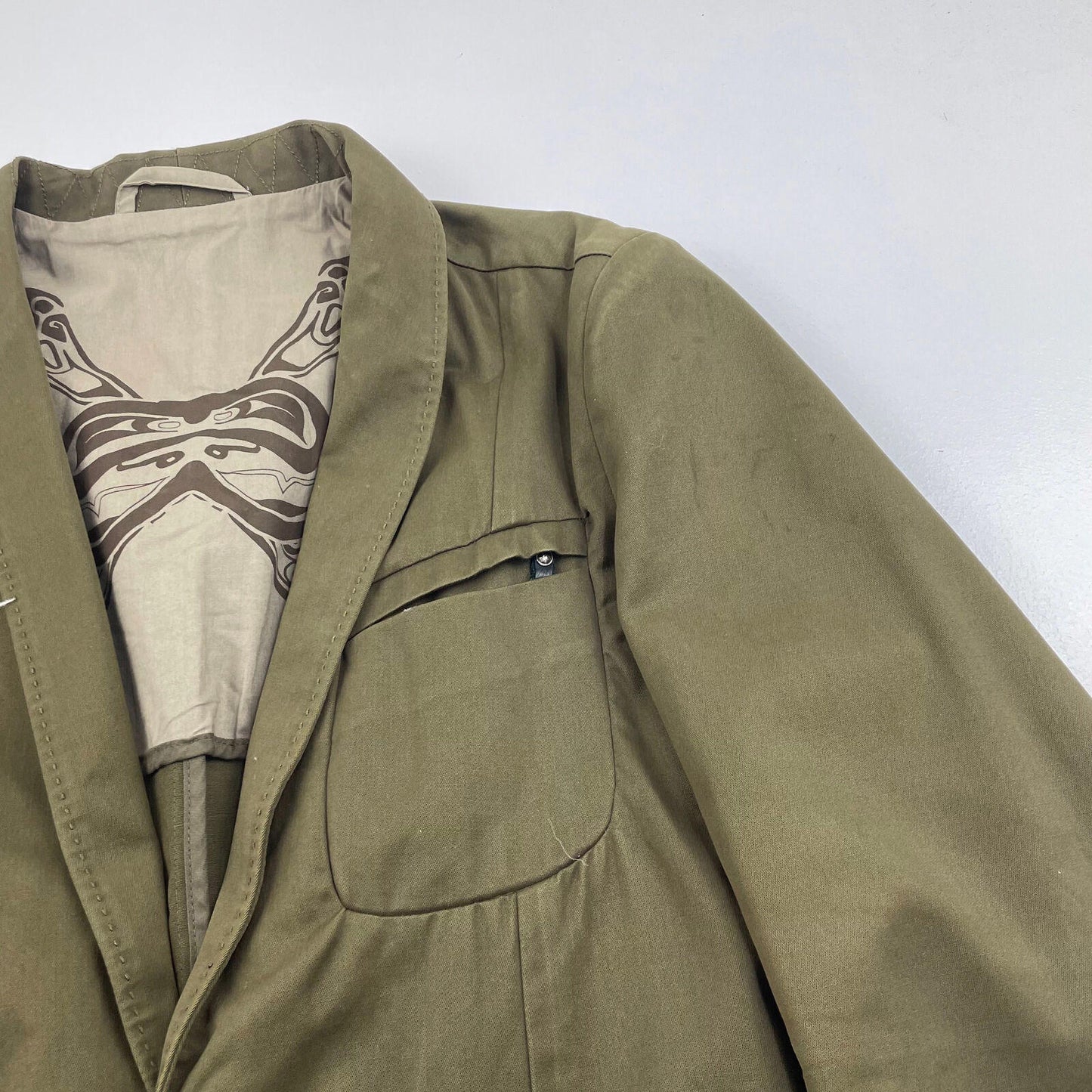 Women’s DIESEL Green Distressed Blazer Style Jacket , Size L