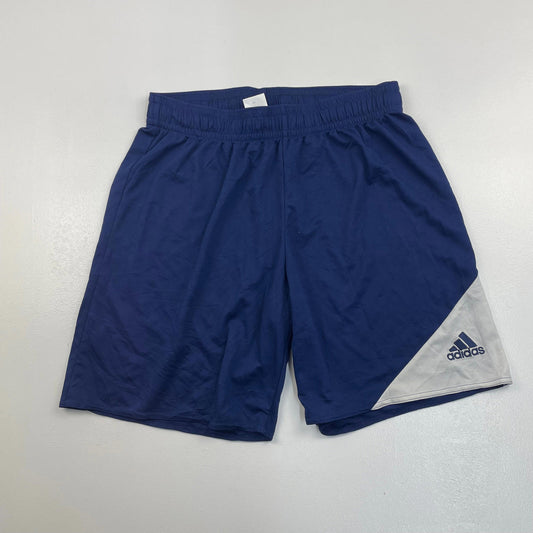 Mens ADIDAS Blue & White Climalite Sport Shorts , Size L
