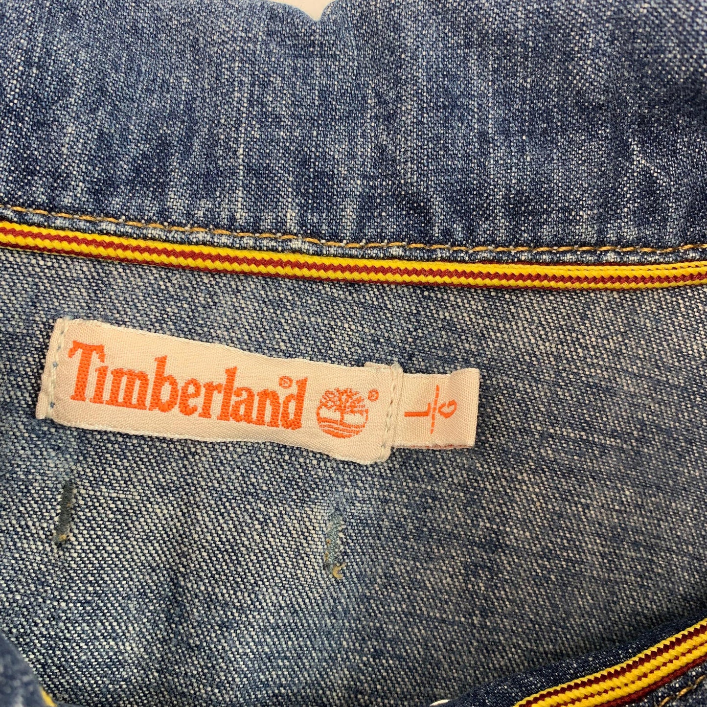 Womens TIMBERLAND Trucker Denim Jacket / Large / Blue