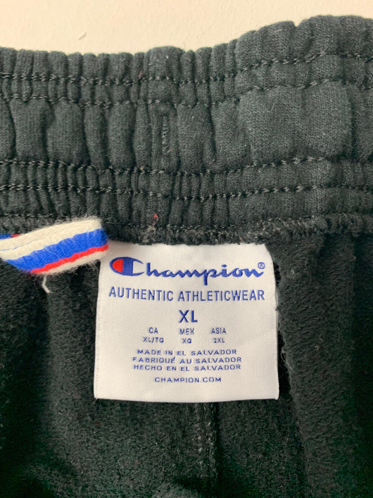 Mens CHAMPION XL Joggers / Black / Jogging Bottoms / Standard Fit / Sweatpants
