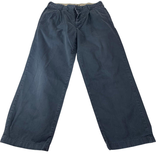 Avirex Runway Trousers Functional Garment Blue Cotton Men's Size 32 X 29
