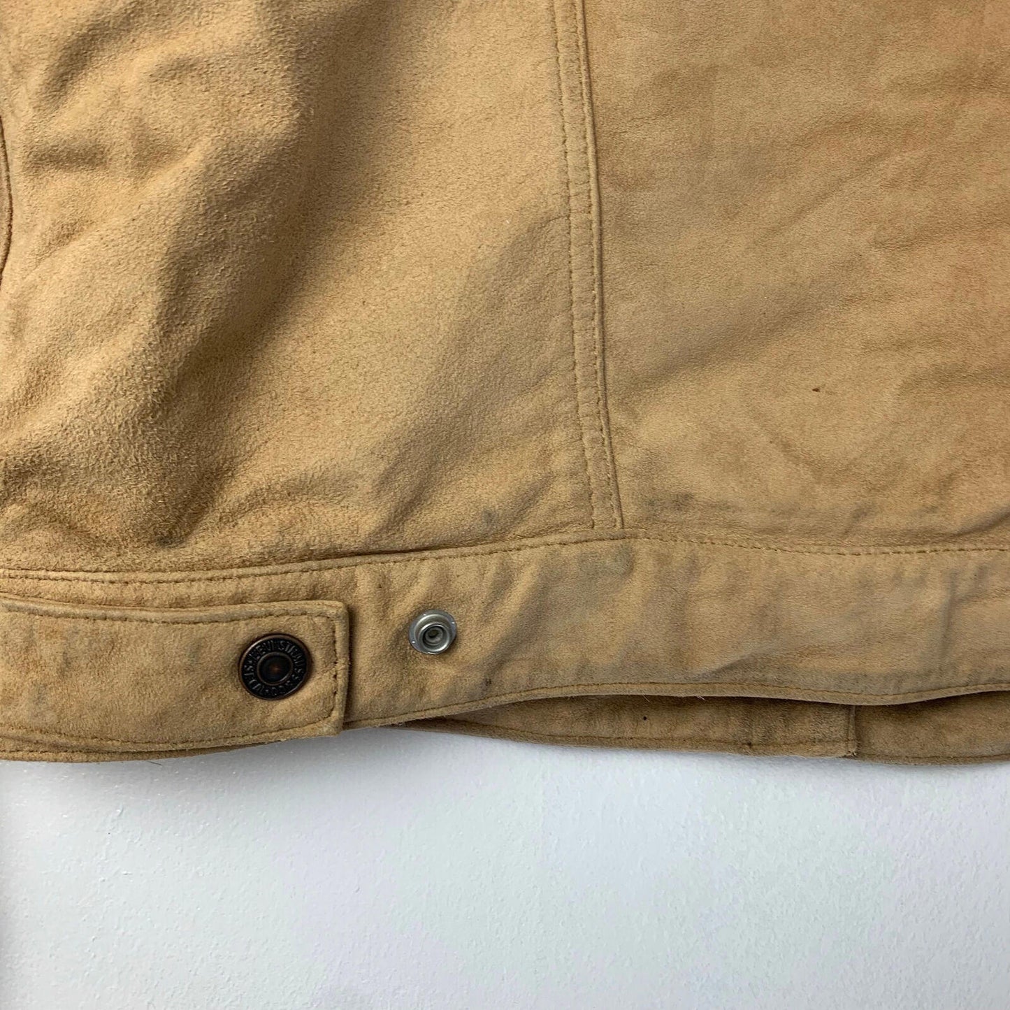 Women’s LEVIS Suede Sherpa Jacket / Small