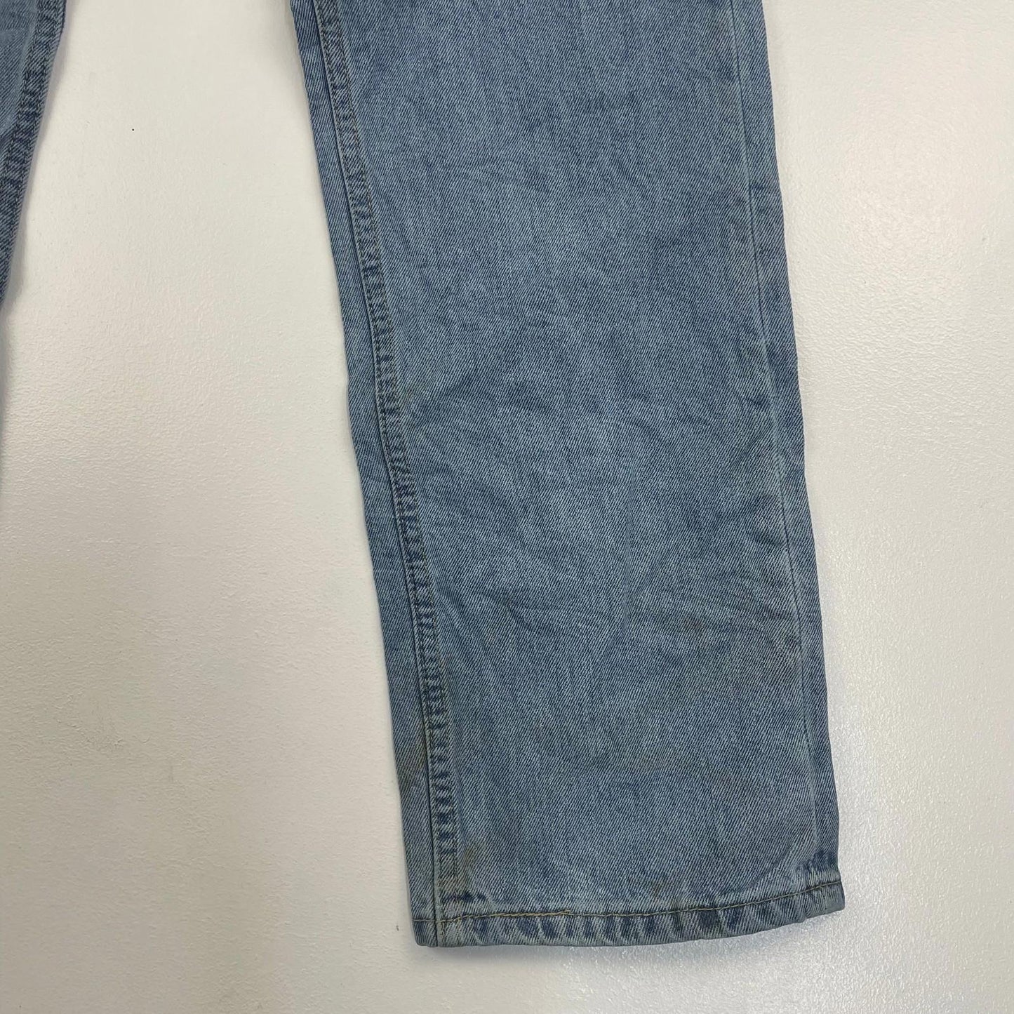 LEVI'S 505 Jeans Straight Leg Stonewash Blue Denim Mens W34 L30