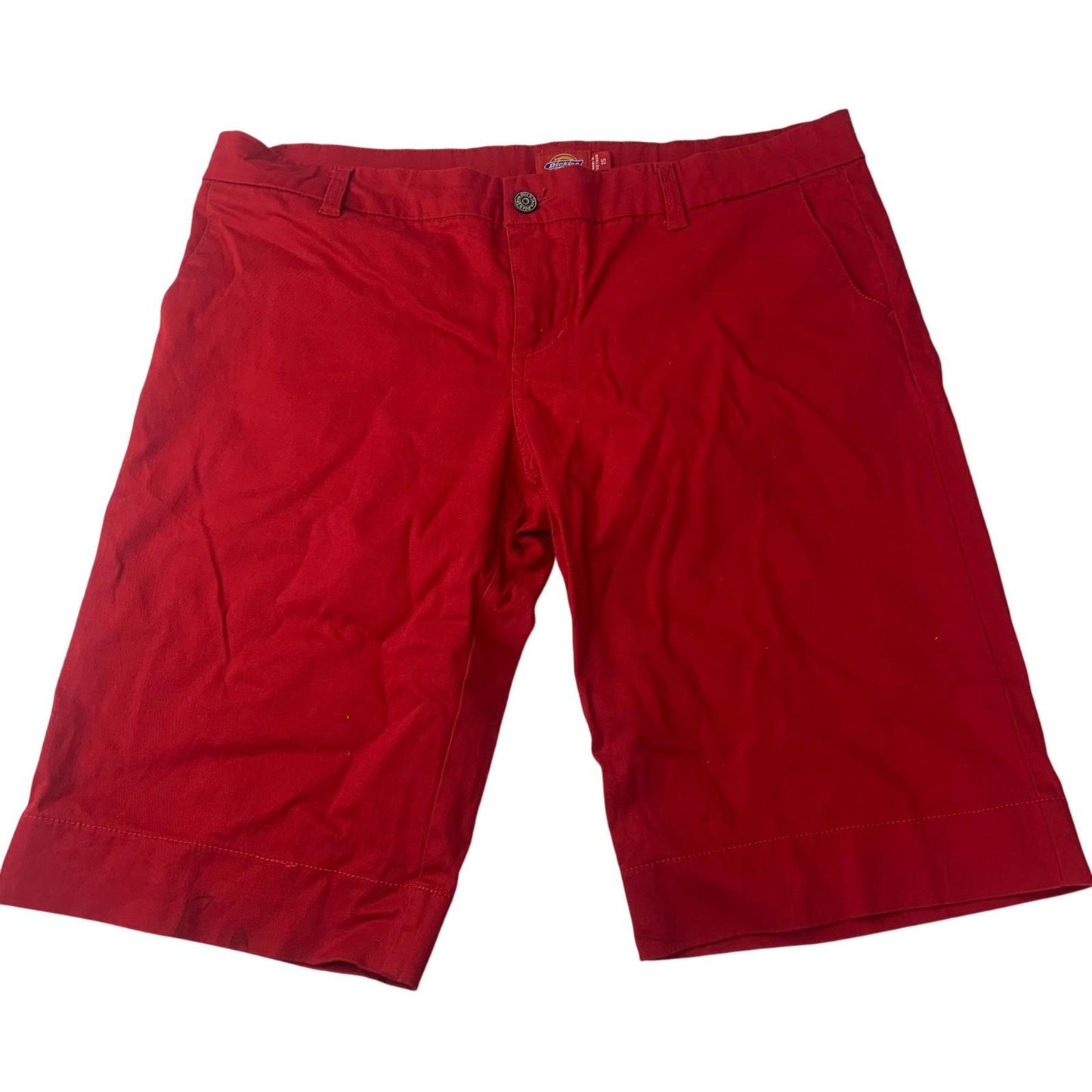 Dickies Red Bermuda Shorts Vintage Style Womens XL