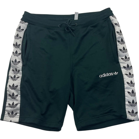 Adidas Men's Shorts Trefoil Tape Drawstring Green Size Small S