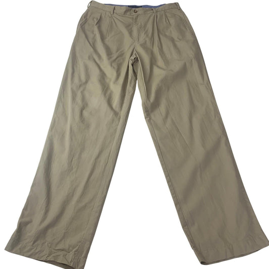 Tommy Hilfiger Chino Straight Leg Trousers Tan Mens Size 36/34